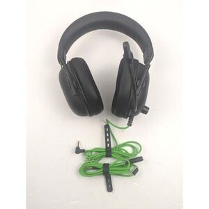 Razer‎ Blackshark V2 X Gaming Headset Black Green Wired Headphones